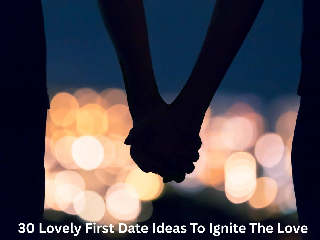 Romantic couple on a first date enjoying quality time together