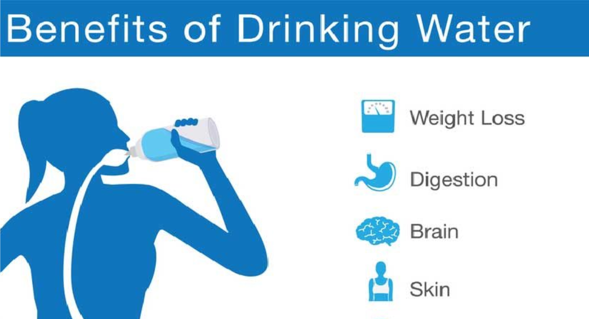 Infographic comparing very cold, cold, room-temperature, and warm water, highlighting hydration benefits and considerations for digestion and overall health.