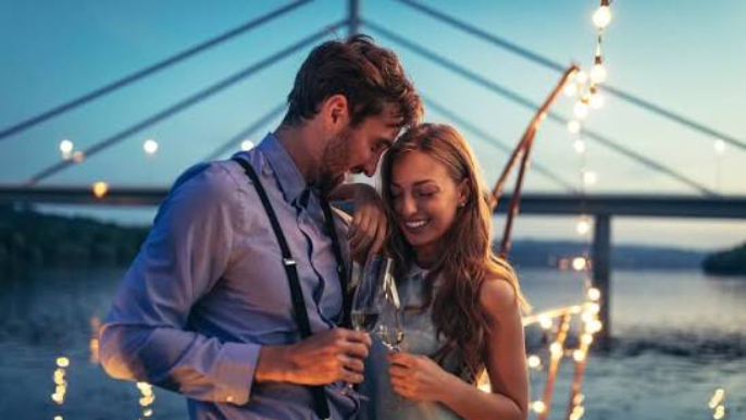 A happy couple enjoying quality time together while building trust, communication, and emotional connection in a healthy relationship.